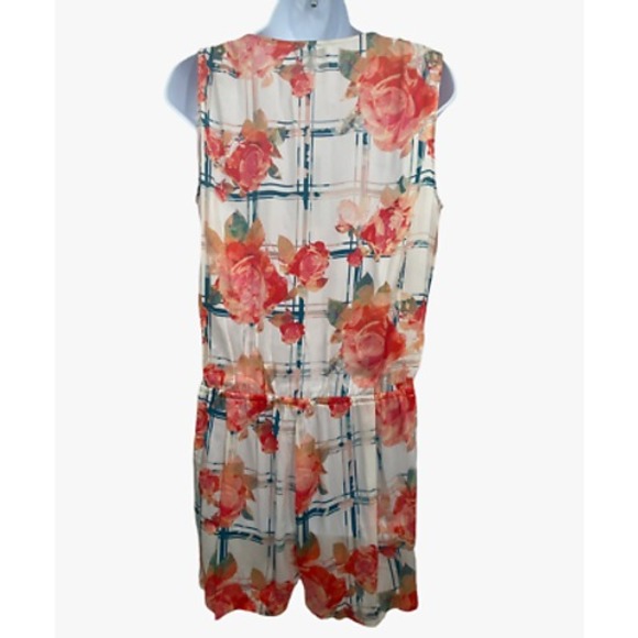 Rebecca Minkoff Silk Romper Floral Romper‎ Fairy Whimsical Cottage Size 6 NWT - Picture 4 of 10